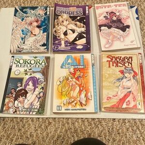 Vintage Lot of 6 Manga Paperback Books